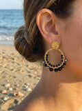 Boucles d’oreilles en acier inoxydable: NOIRES