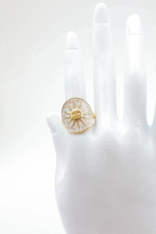 Bague en acier inoxydable: BLANC réglable