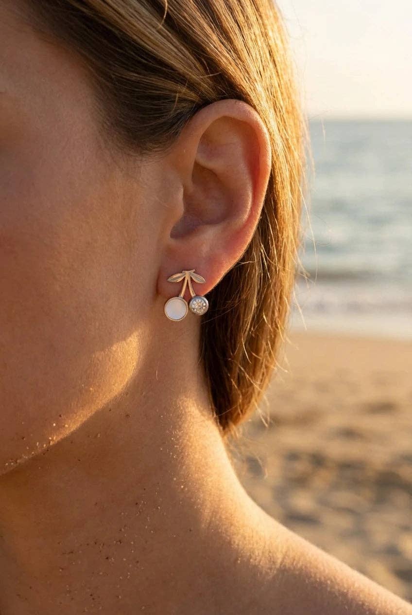 Boucles d’oreilles en acier inoxydable: DOREES