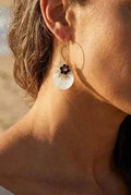 Boucles d’oreilles en acier inoxydable: NOIR