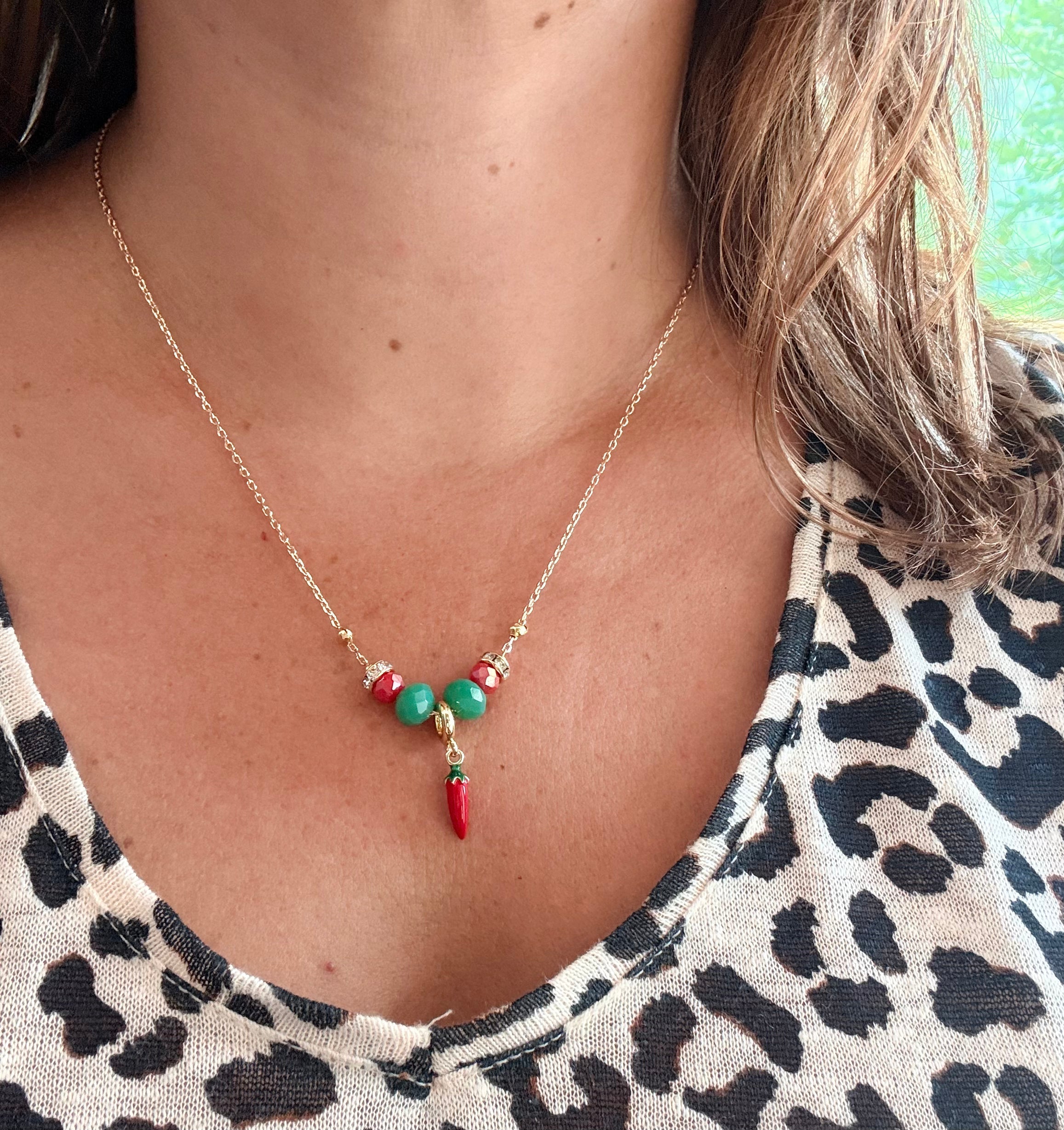Collier collection pimenta 🌶️ Porte-Bonheur