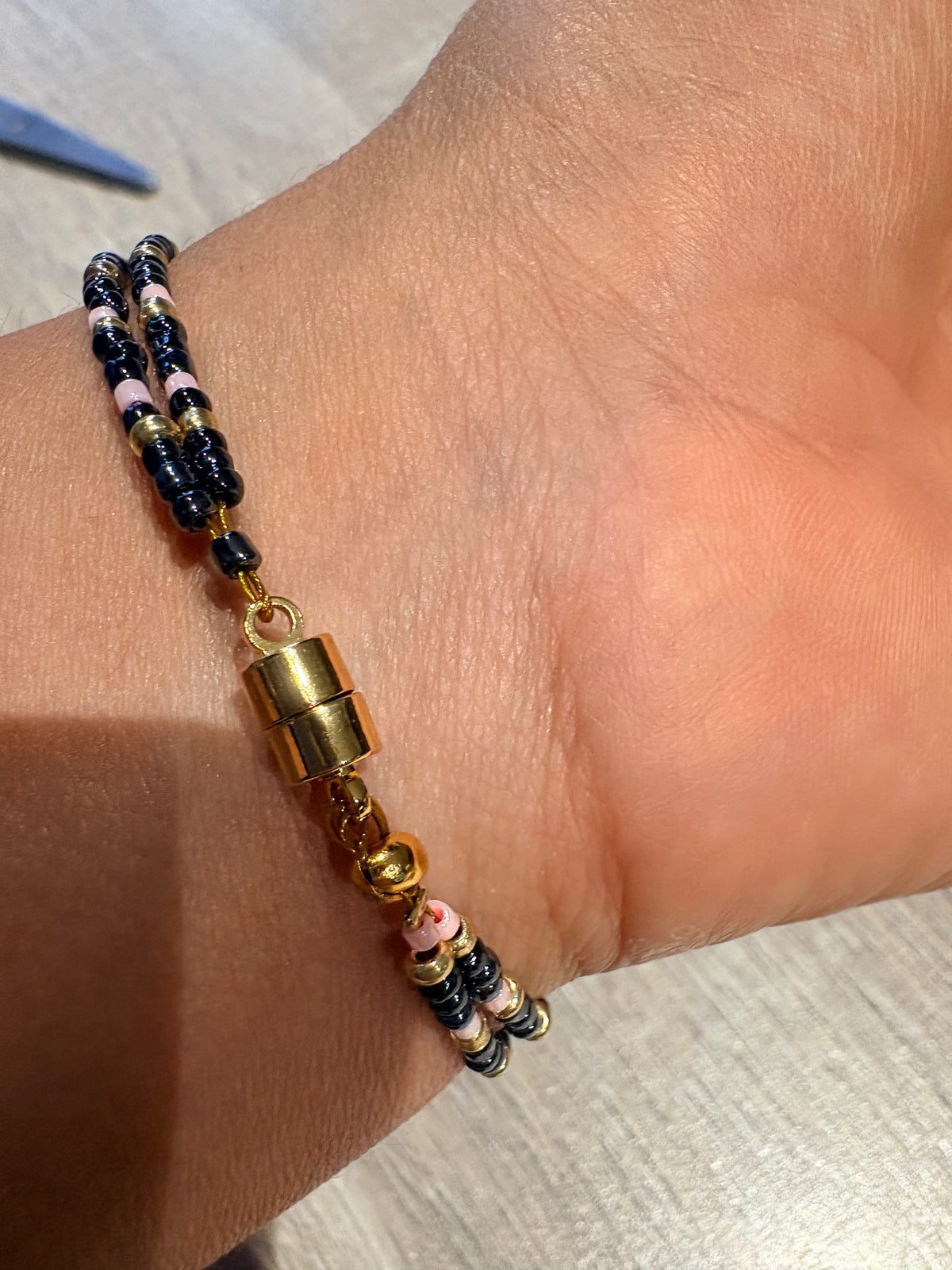 Bracelet Poisson Rose Gold- fait main
