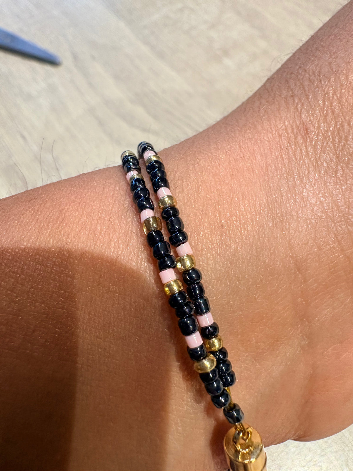 Bracelet Poisson Rose Gold- fait main