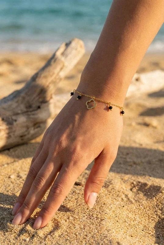 Bracelets en acier inoxydable: NOIR