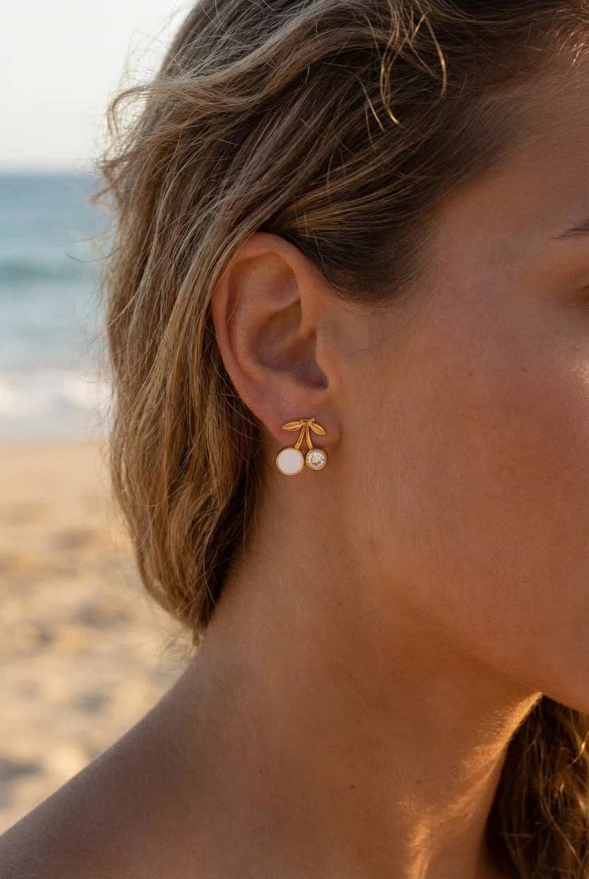 Boucles d’oreilles en acier inoxydable: DOREES