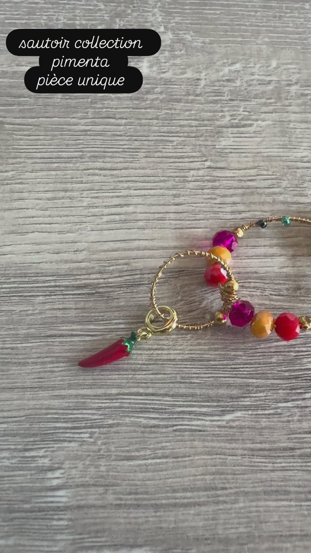 Sautoir collection pimenta 🌶️